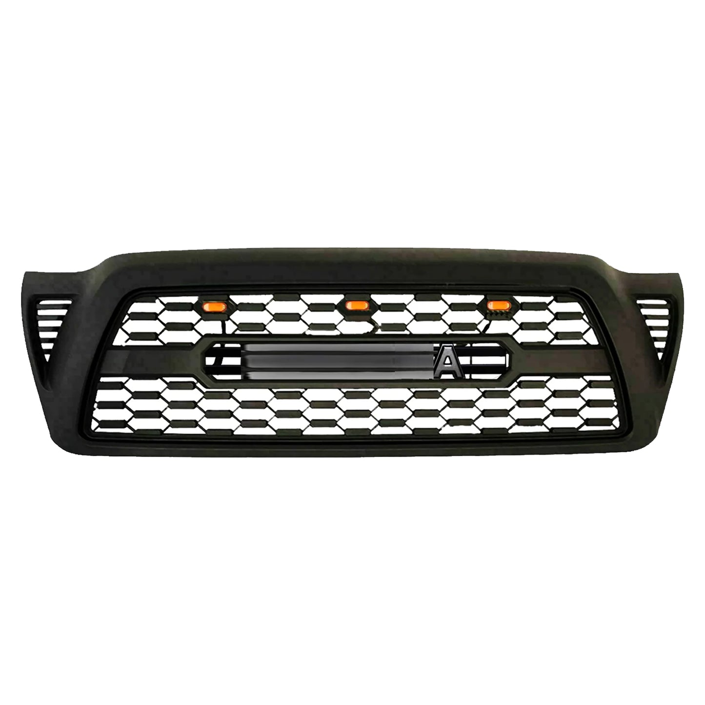 Front Grille with 3 LED Lights Fits For 2005-2011 Tacoma